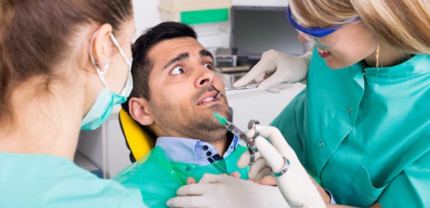 Anxious dental patient