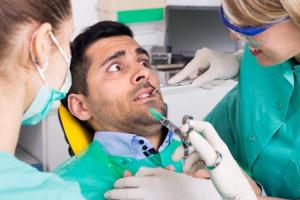 Anxious dental patient